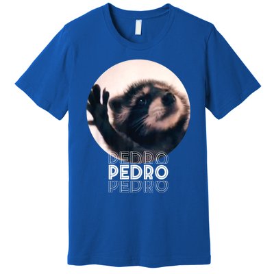 Pedro Racoon Dance Popular Internet Meme Mapache Dance Premium T-Shirt