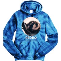 Pedro Racoon Dance Popular Internet Meme Mapache Dance Tie Dye Hoodie