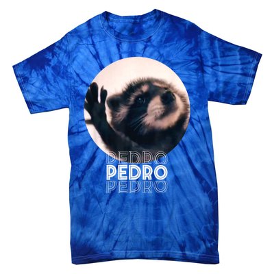 Pedro Racoon Dance Popular Internet Meme Mapache Dance Tie-Dye T-Shirt