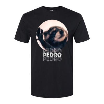 Pedro Racoon Dance Popular Internet Meme Mapache Dance Softstyle CVC T-Shirt