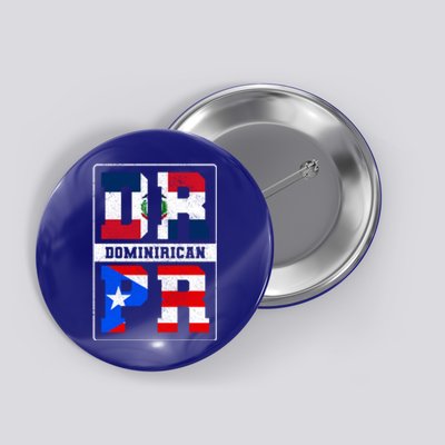 Puerto Rican Dominican Republic Dominirican Flag Pride Meaningful Gift Button