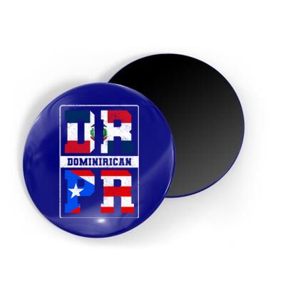 Puerto Rican Dominican Republic Dominirican Flag Pride Meaningful Gift Magnet