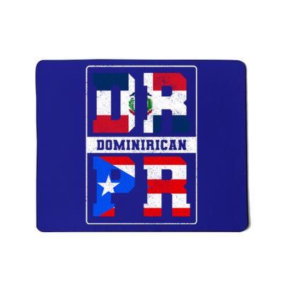 Puerto Rican Dominican Republic Dominirican Flag Pride Meaningful Gift Mousepad