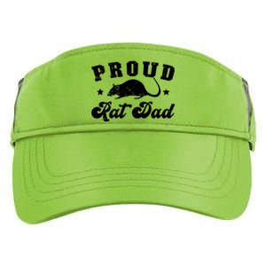 Proud Rat Dad Rat Owner Rat Father Gift Adult Drive Performance Visor