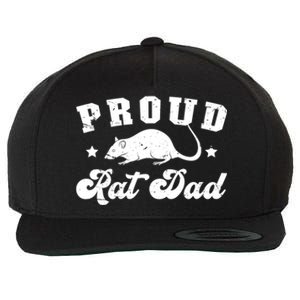 Proud Rat Dad Rat Owner Rat Father Gift Wool Snapback Cap