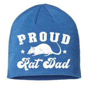 Proud Rat Dad Rat Owner Rat Father Gift Sustainable Beanie