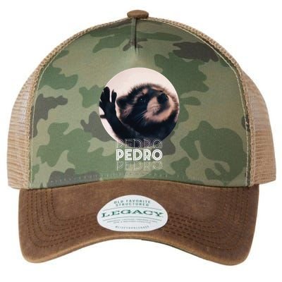 Pedro Racoon Dance Popular Internet Meme Mapache Dance Legacy Tie Dye Trucker Hat