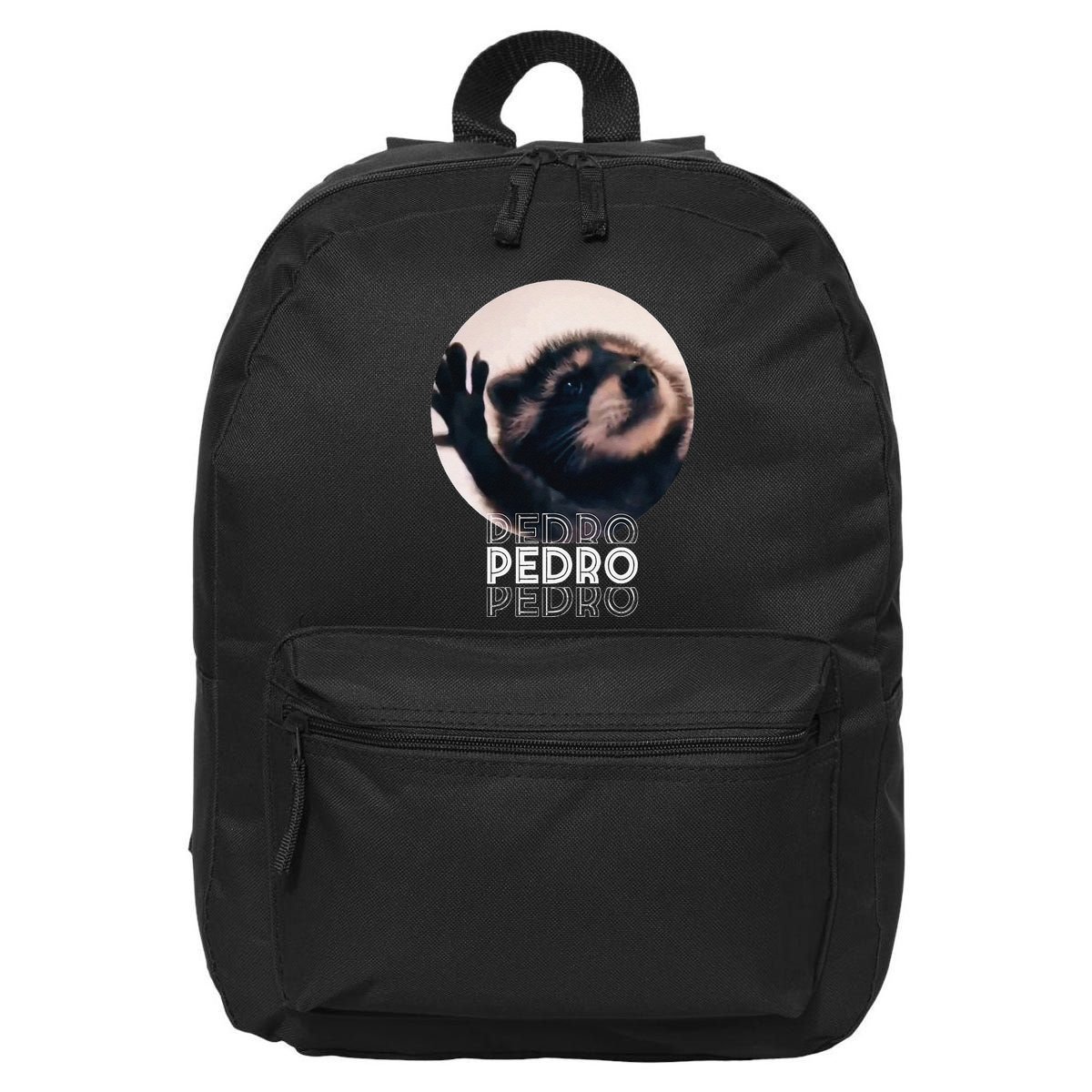 Pedro Racoon Dance Popular Internet Meme Mapache Dance 16 in Basic Backpack