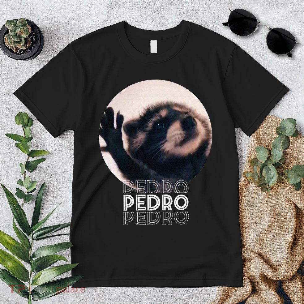 Pedro Racoon Dance Popular Internet Meme Mapache Dance Premium T-Shirt