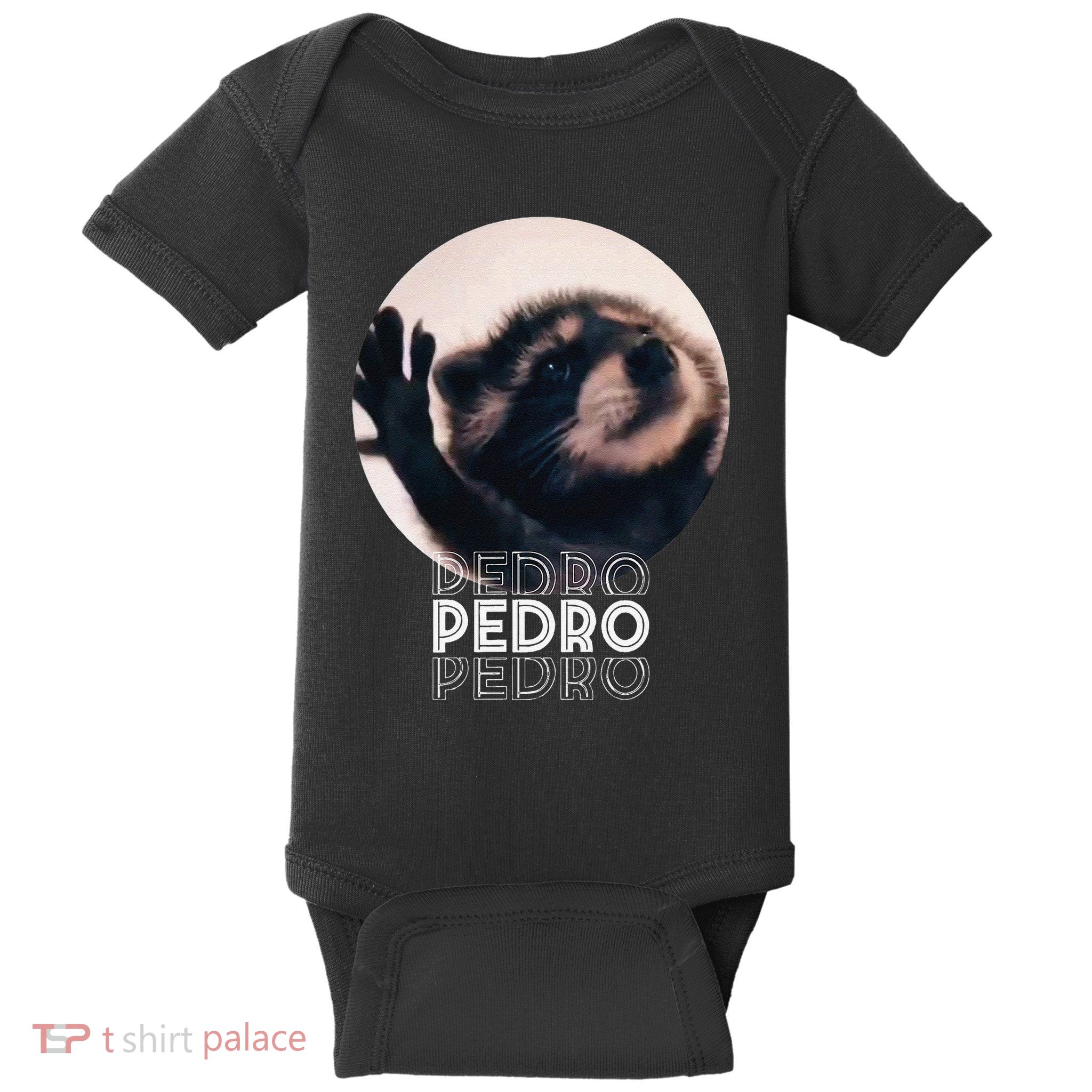 Pedro Racoon Dance Popular Internet Meme Mapache Dance Baby Bodysuit