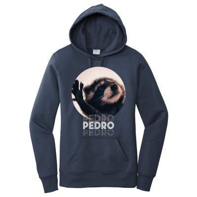 Pedro Racoon Dance Popular Internet Meme Mapache Dance Women's Pullover Hoodie