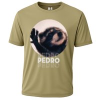 Pedro Racoon Dance Popular Internet Meme Mapache Dance Cooling Performance Crew T-Shirt