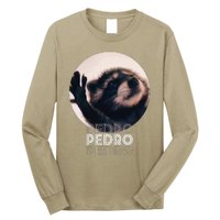 Pedro Racoon Dance Popular Internet Meme Mapache Dance Long Sleeve Shirt