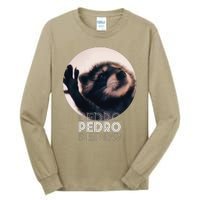 Pedro Racoon Dance Popular Internet Meme Mapache Dance Tall Long Sleeve T-Shirt