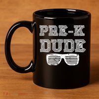Pre-K Dude 11oz C Handle Ceramic Mug