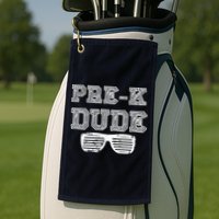 Pre-K Dude Golf Towel