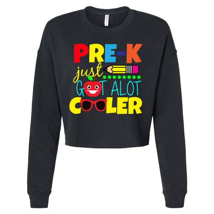 Pre-K Just Got A Lot Cooler Cropped Pullover Crew