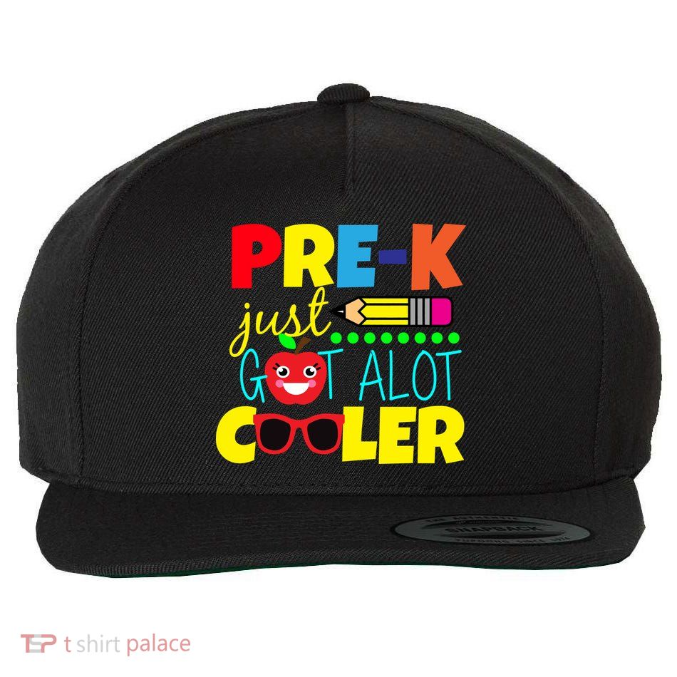 Pre-K Just Got A Lot Cooler Wool Snapback Cap