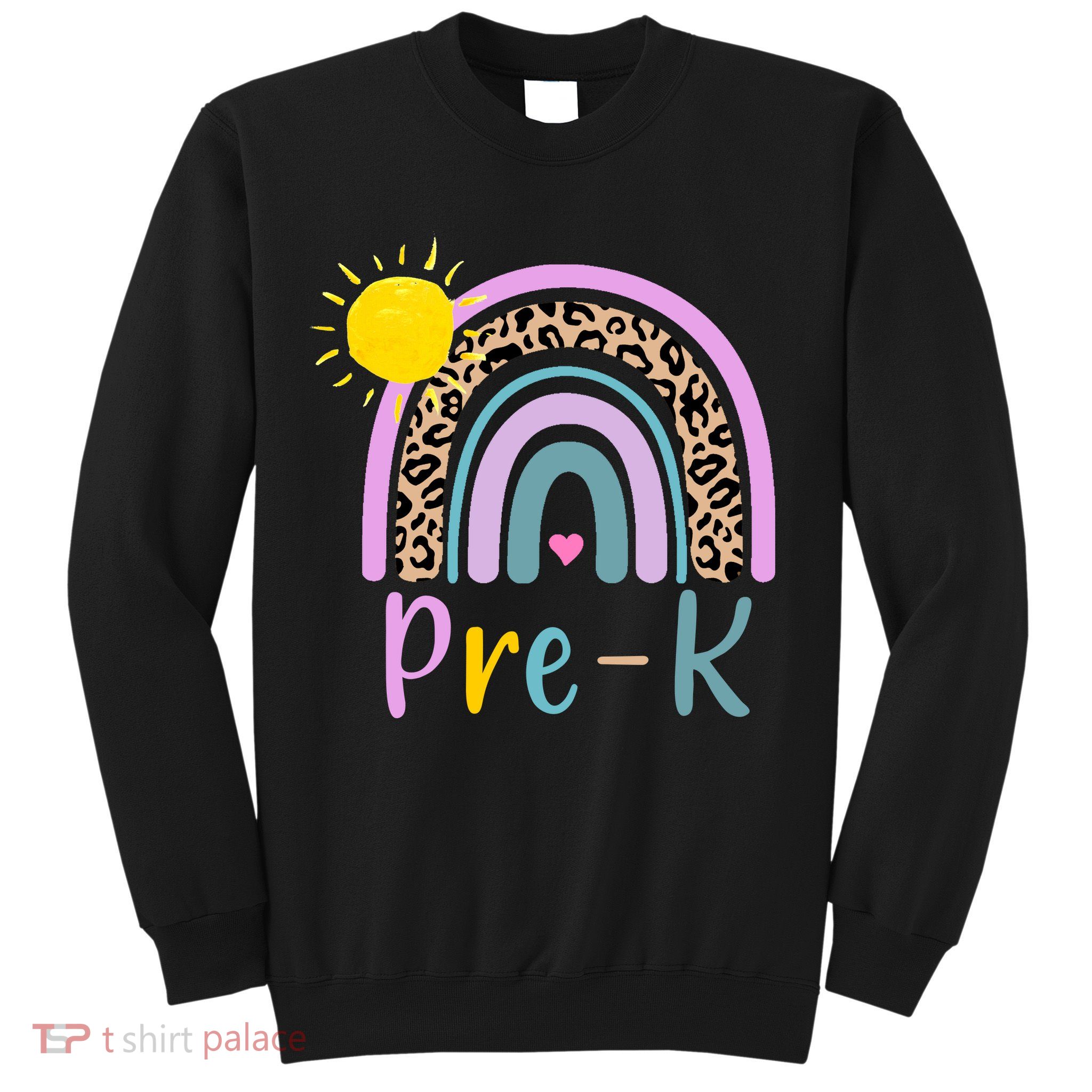 Pre-K Rainbow Teacher Student Back To School Sweatshirt