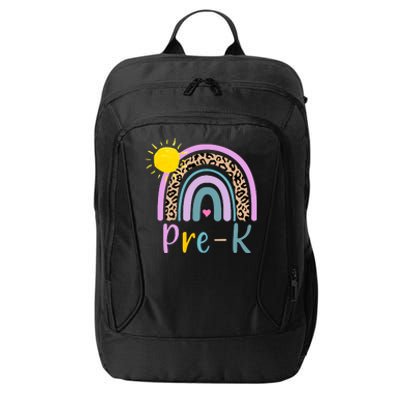 Pre-K Rainbow Teacher Student Back To School City Backpack