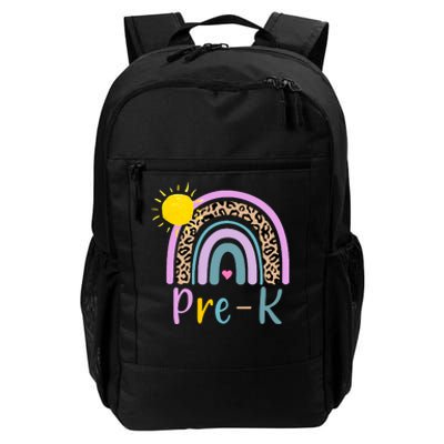 Pre-K Rainbow Teacher Student Back To School Daily Commute Backpack