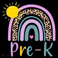 Pre-K Rainbow Teacher Student Back To School 7-Panel Snapback Hat