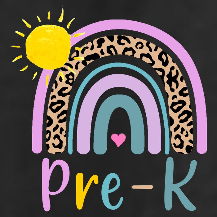 Pre-K Rainbow Teacher Student Back To School Adult Drive Performance Visor