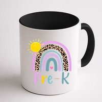 Pre-K Rainbow Teacher Student Back To School Mug