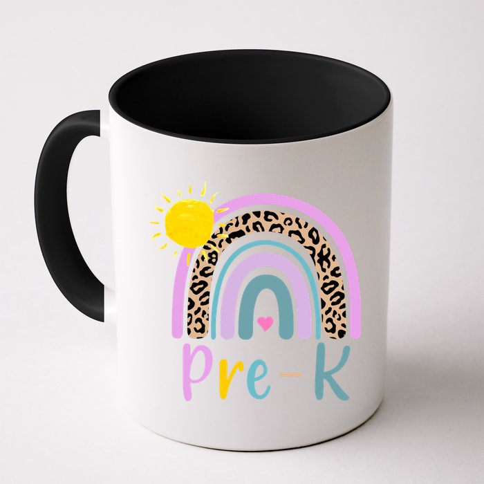 Pre-K Rainbow Teacher Student Back To School Mug