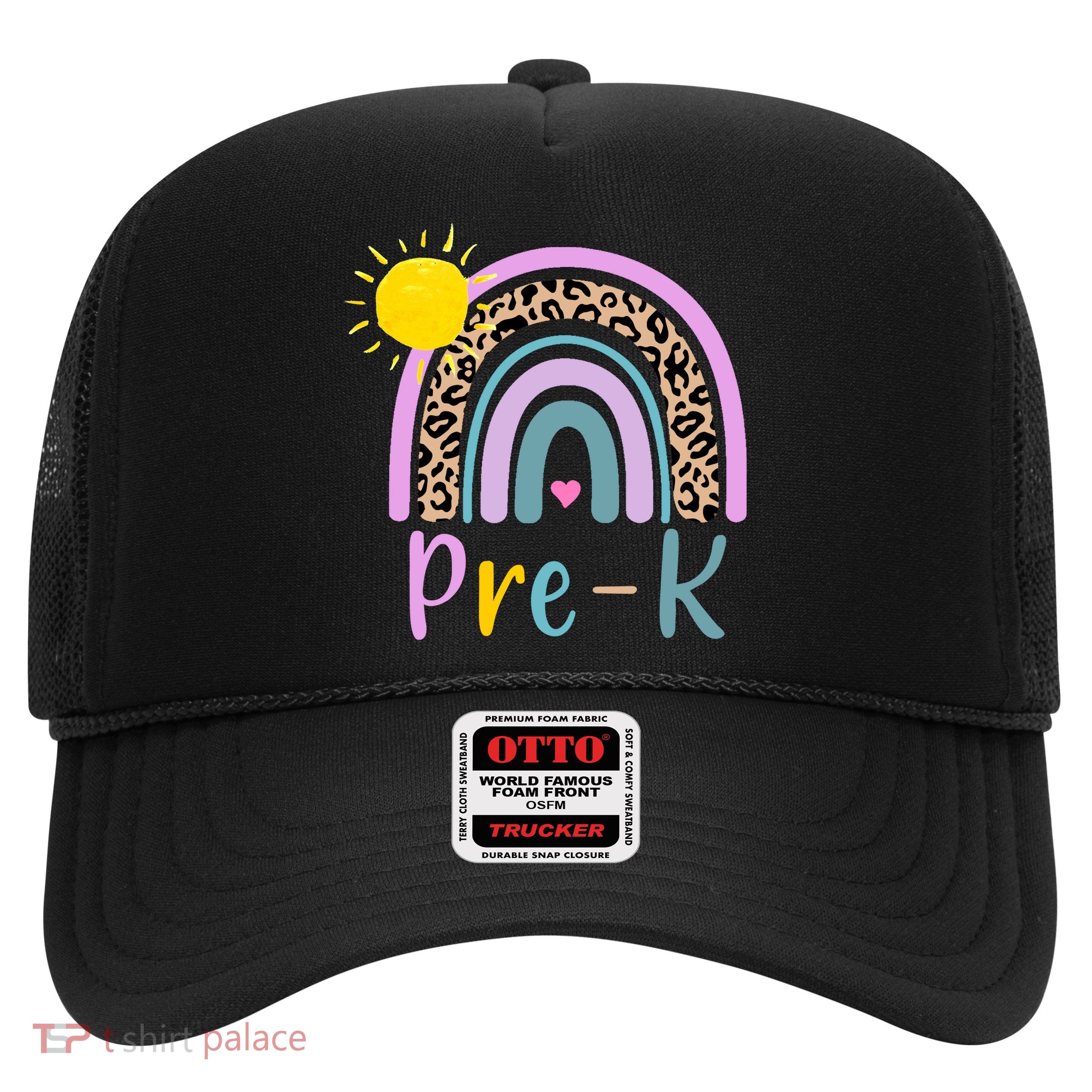 Pre-K Rainbow Teacher Student Back To School Trucker Hat