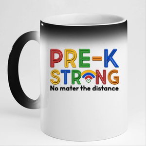 Pre-K Strong No Matter The Difference Wi-fi  11oz Black Color Changing Mug