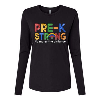 Pre-K Strong No Matter The Difference Wi-fi  Womens Cotton Relaxed Long Sleeve T-Shirt