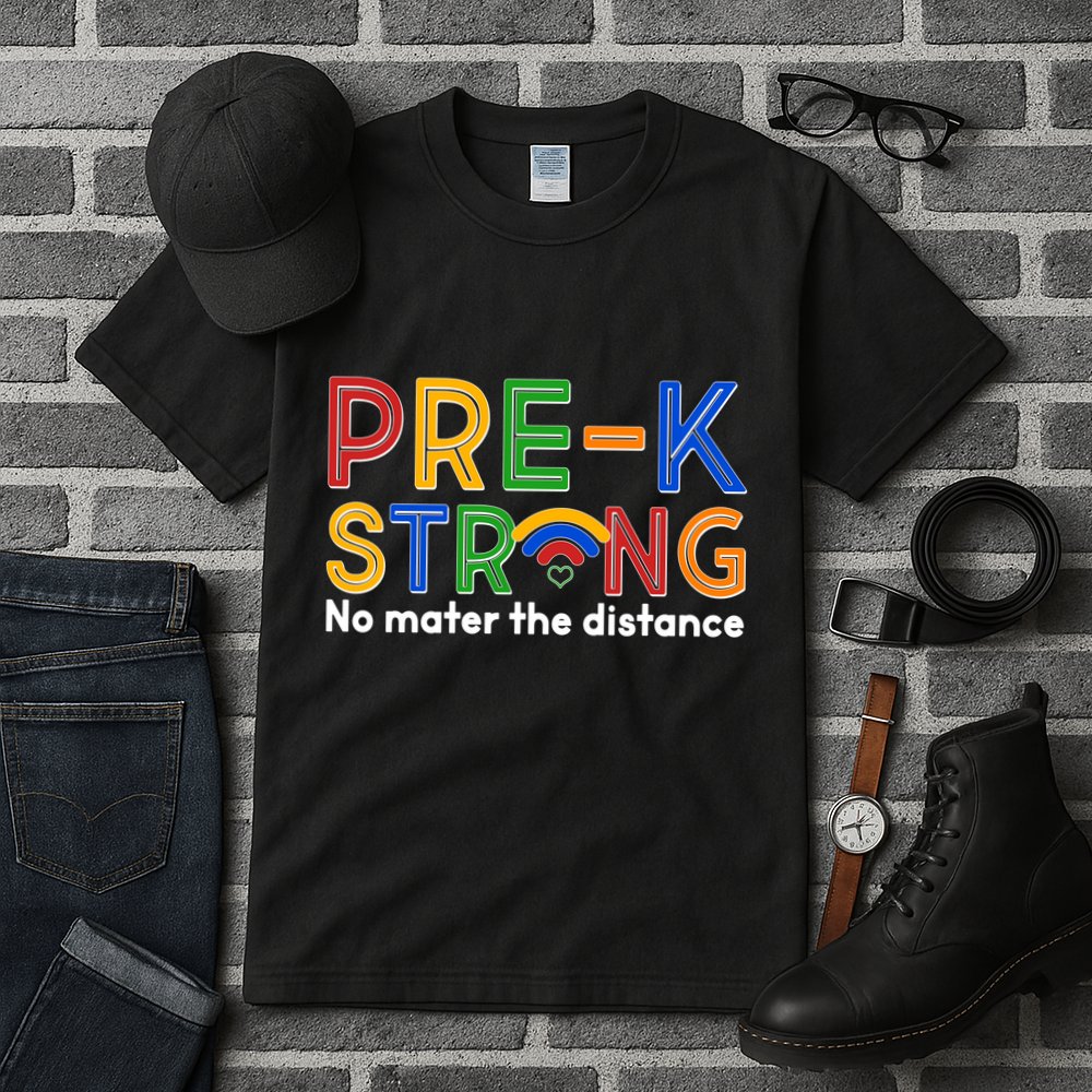 Pre-K Strong No Matter The Difference Wi-fi  Tall T-Shirt