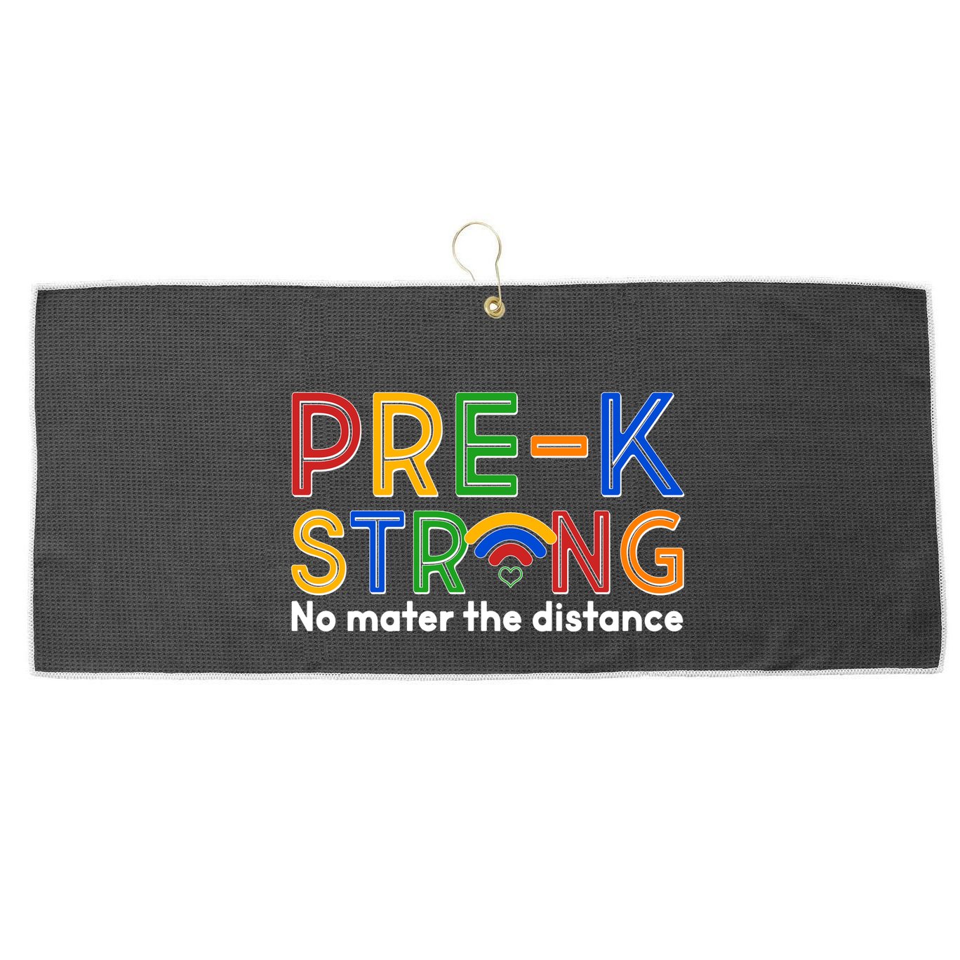 Pre-K Strong No Matter The Difference Wi-fi  Large Microfiber Waffle Golf Towel