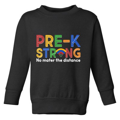 Pre-K Strong No Matter The Difference Wi-fi  Toddler Sweatshirt
