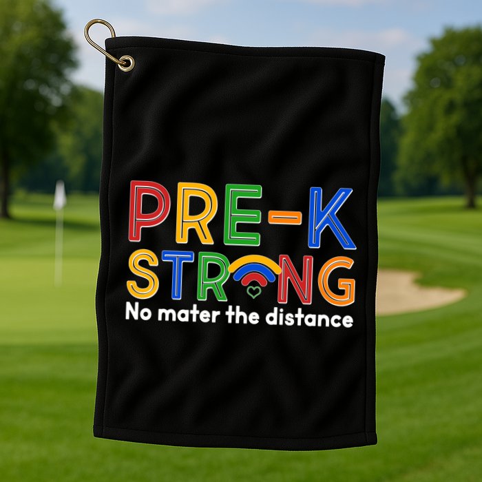 Pre-K Strong No Matter The Difference Wi-fi  Golf Towel
