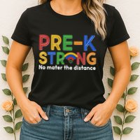 Pre-K Strong No Matter The Difference Wi-fi  Womens T-Shirt