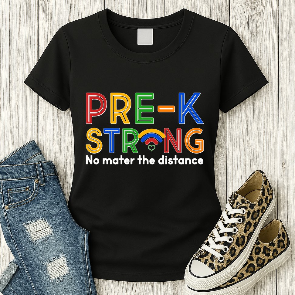 Pre-K Strong No Matter The Difference Wi-fi  Womens T-Shirt