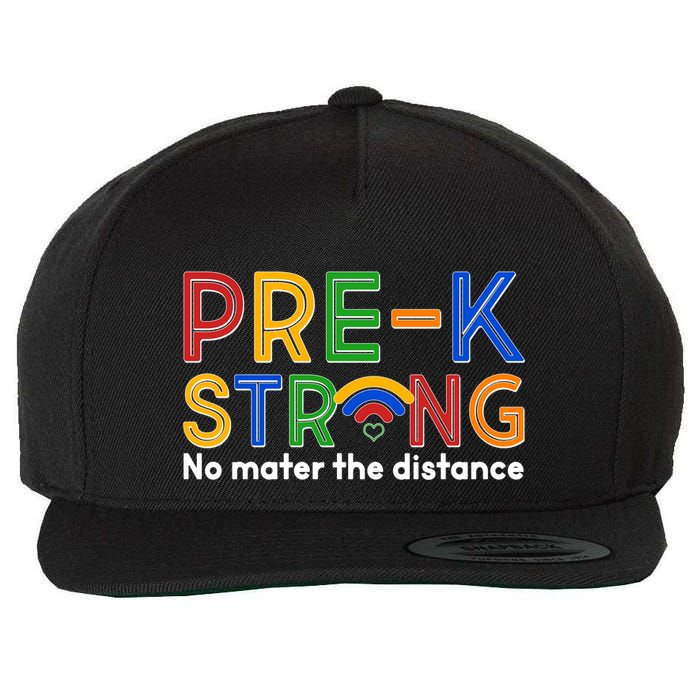 Pre-K Strong No Matter The Difference Wi-fi  Wool Snapback Cap