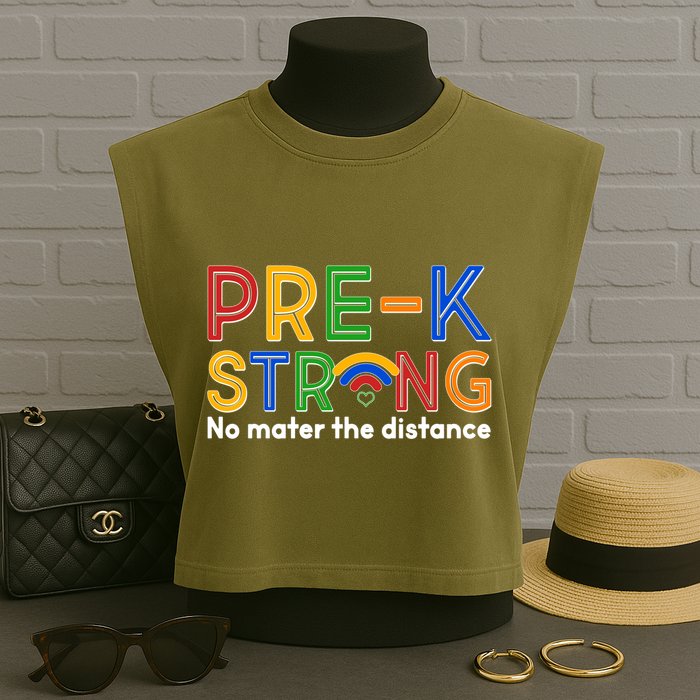 Pre-K Strong No Matter The Difference Wi-fi  Garment-Dyed Women's Muscle Tee