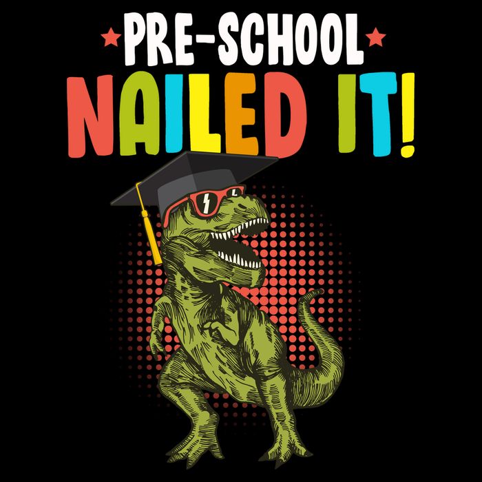 Pre-School Nailed it Cropped Pullover Crew