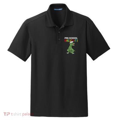 Pre-School Nailed It Dinosaur Dry Zone Grid Polo