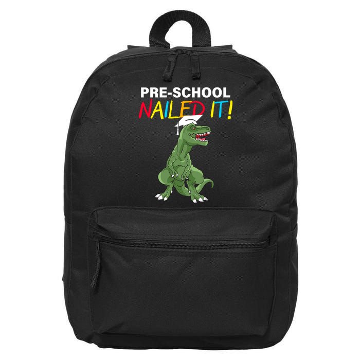 Pre-School Nailed It Dinosaur 16 in Basic Backpack