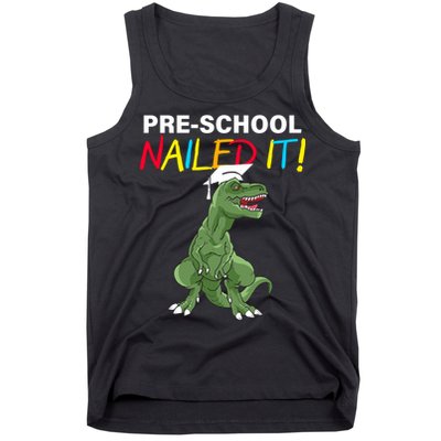 Pre-School Nailed It Dinosaur Tank Top