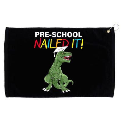 Pre-School Nailed It Dinosaur Grommeted Golf Towel