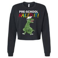 Pre-School Nailed It Dinosaur Cropped Pullover Crew
