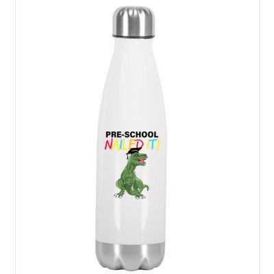 Pre-School Nailed It Dinosaur Stainless Steel Insulated Water Bottle