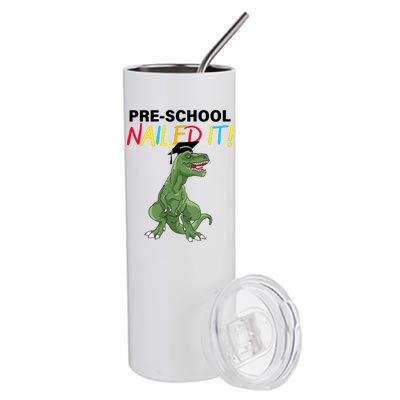 Pre-School Nailed It Dinosaur Stainless Steel Tumbler