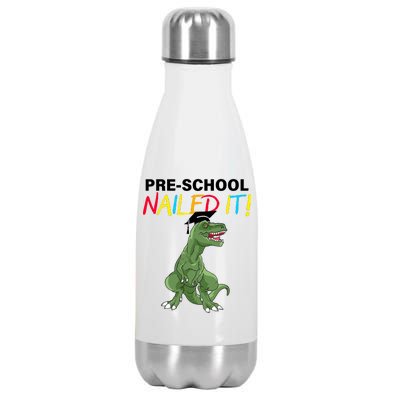 Pre-School Nailed It Dinosaur Stainless Steel Insulated Water Bottle