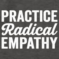 Practice Radical Empathy Equality Feminist Equal Rights Gift Vector Backpack